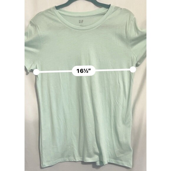 Gap Favorite T T-shirt Mint Green Short Sleeve Women’s Size Large - Picture 5 of 6